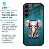 Adorable Baby Elephant Glass Case For Samsung Galaxy S23 Plus 5G