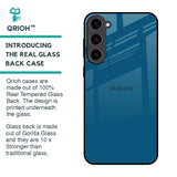 Cobalt Blue Glass Case for Samsung Galaxy S23 Plus 5G