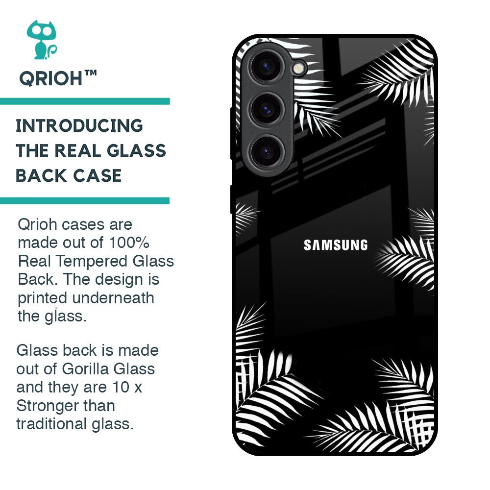 Zealand Fern Design Glass Case For Samsung Galaxy S23 Plus 5G