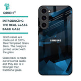 Polygonal Blue Box Glass Case For Samsung Galaxy S23 Plus 5G