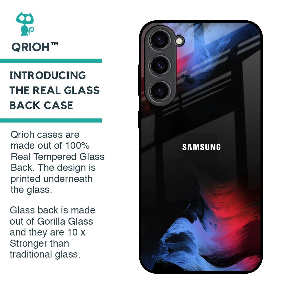 Fine Art Wave Glass Case for Samsung Galaxy S23 Plus 5G