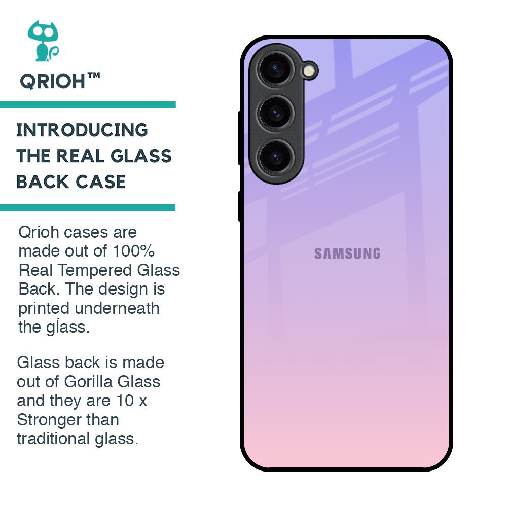 Lavender Gradient Glass Case for Samsung Galaxy S23 Plus 5G