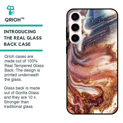 Exceptional Texture Glass Case for Samsung Galaxy S23 Plus 5G