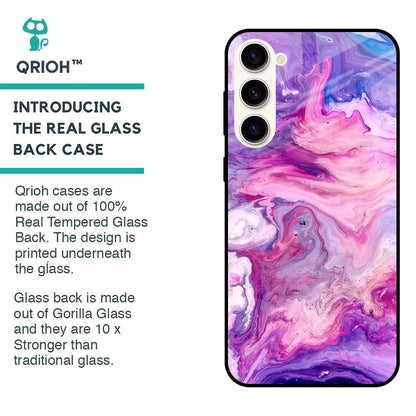 Cosmic Galaxy Glass Case for Samsung Galaxy S23 Plus 5G