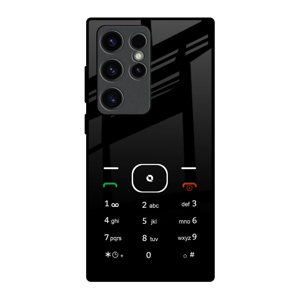 Classic Keypad Pattern Samsung Galaxy S23 Ultra 5G Glass Back Cover Online