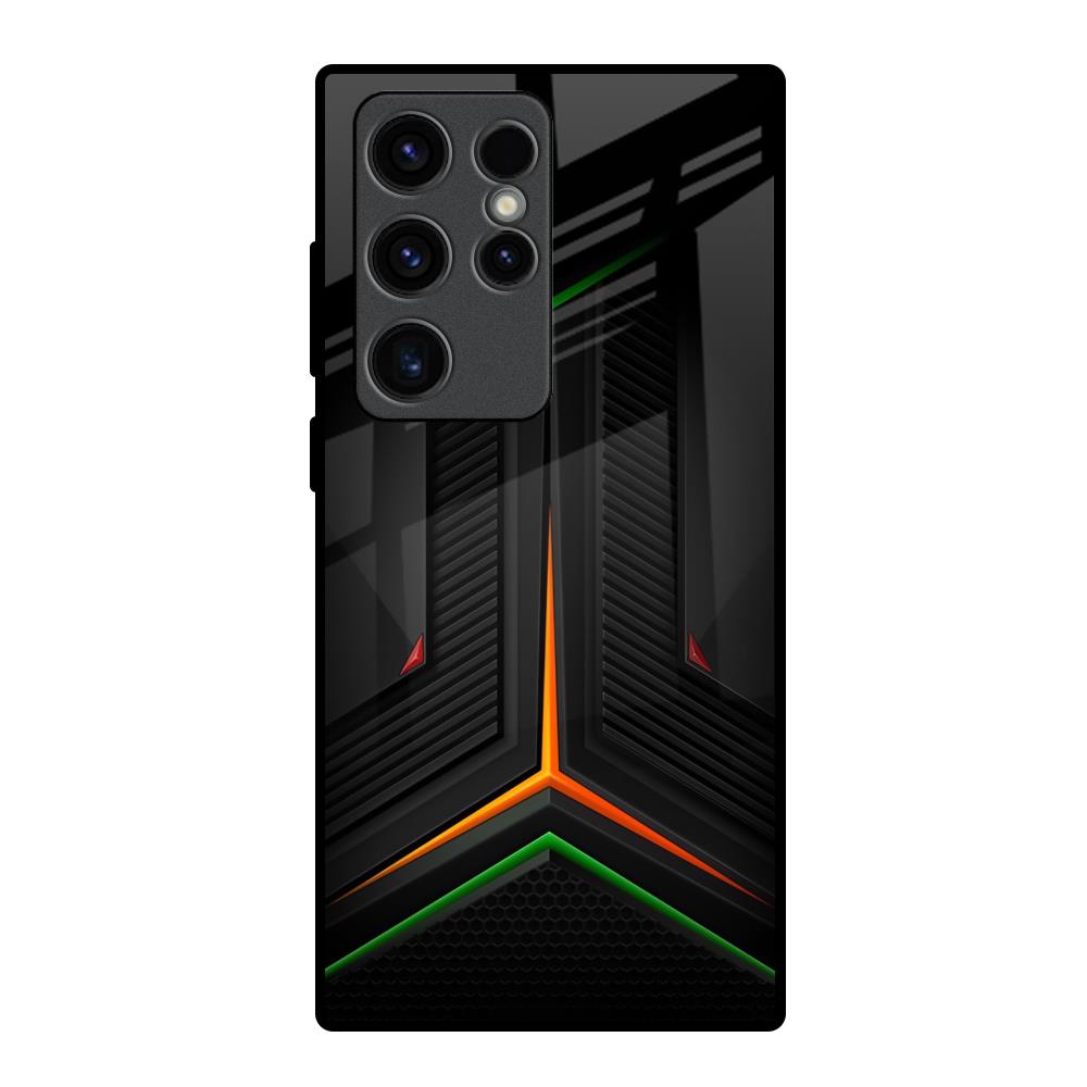 Modern Ultra Chevron Samsung Galaxy S23 Ultra 5G Glass Back Cover Online