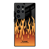 Fire Flame Samsung Galaxy S23 Ultra 5G Glass Back Cover Online