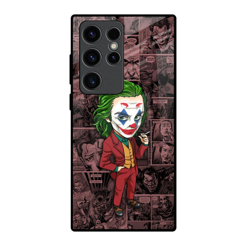 Joker Cartoon Samsung Galaxy S23 Ultra 5G Glass Back Cover Online