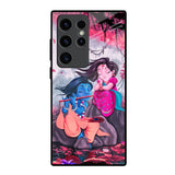 Radha Krishna Art Samsung Galaxy S23 Ultra 5G Glass Back Cover Online