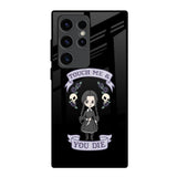 Touch Me & You Die Samsung Galaxy S23 Ultra 5G Glass Back Cover Online