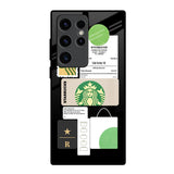 Coffee Latte Samsung Galaxy S23 Ultra 5G Glass Back Cover Online