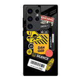 Danger Signs Samsung Galaxy S23 Ultra 5G Glass Back Cover Online