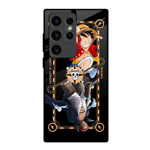 Shanks & Luffy Samsung Galaxy S23 Ultra 5G Glass Back Cover Online