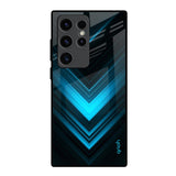 Vertical Blue Arrow Samsung Galaxy S23 Ultra 5G Glass Back Cover Online