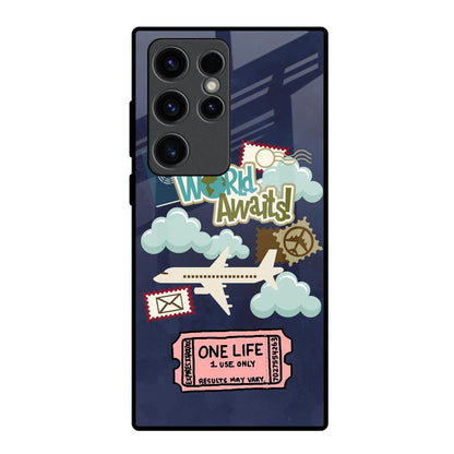 Tour The World Samsung Galaxy S23 Ultra 5G Glass Back Cover Online