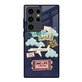 Tour The World Samsung Galaxy S23 Ultra 5G Glass Back Cover Online