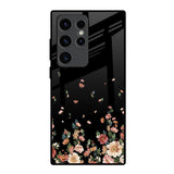Floating Floral Print Samsung Galaxy S23 Ultra 5G Glass Back Cover Online