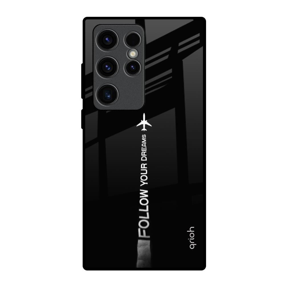 Follow Your Dreams Samsung Galaxy S23 Ultra 5G Glass Back Cover Online