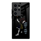 Luffy Line Art Samsung Galaxy S23 Ultra 5G Glass Back Cover Online