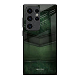 Green Leather Samsung Galaxy S23 Ultra 5G Glass Back Cover Online
