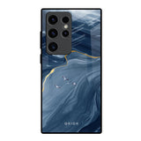 Deep Ocean Marble Samsung Galaxy S23 Ultra 5G Glass Back Cover Online