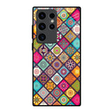 Multicolor Mandala Samsung Galaxy S23 Ultra 5G Glass Back Cover Online