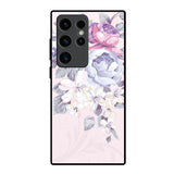Elegant Floral Samsung Galaxy S23 Ultra 5G Glass Back Cover Online