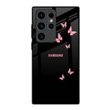 Fly Butterfly Samsung Galaxy S23 Ultra 5G Glass Back Cover Online