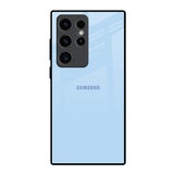 Pastel Sky Blue Samsung Galaxy S23 Ultra 5G Glass Back Cover Online