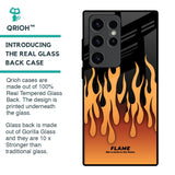 Fire Flame Glass Case for Samsung Galaxy S23 Ultra 5G
