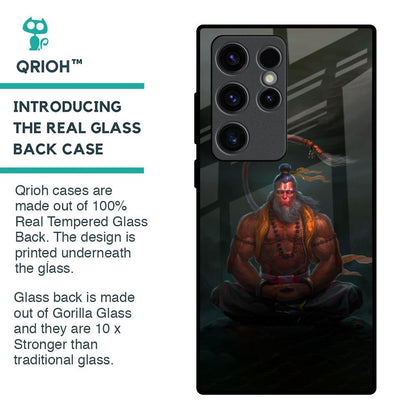 Lord Hanuman Animated Glass Case for Samsung Galaxy S23 Ultra 5G