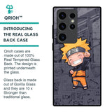 Orange Chubby Glass Case for Samsung Galaxy S23 Ultra 5G