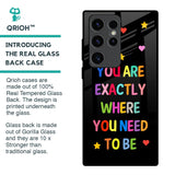 Magical Words Glass Case for Samsung Galaxy S23 Ultra 5G