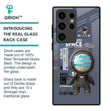 Space Travel Glass Case for Samsung Galaxy S23 Ultra 5G