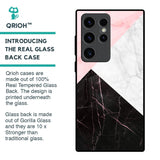 Marble Collage Art Glass Case For Samsung Galaxy S23 Ultra 5G