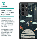 Astronaut Dream Glass Case For Samsung Galaxy S23 Ultra 5G