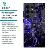 Techno Color Pattern Glass Case For Samsung Galaxy S23 Ultra 5G