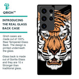 Angry Tiger Glass Case For Samsung Galaxy S23 Ultra 5G