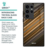 Diagonal Slash Pattern Glass Case for Samsung Galaxy S23 Ultra 5G