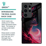 Moon Wolf Glass Case for Samsung Galaxy S23 Ultra 5G