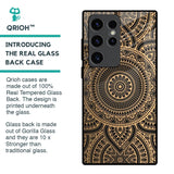 Luxury Mandala Glass Case for Samsung Galaxy S23 Ultra 5G