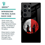Anime Red Moon Glass Case for Samsung Galaxy S23 Ultra 5G