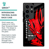 Red Vegeta Glass Case for Samsung Galaxy S23 Ultra 5G