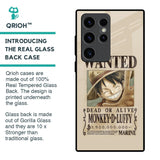 Luffy Wanted Glass Case for Samsung Galaxy S23 Ultra 5G