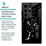 Luffy Line Art Glass Case for Samsung Galaxy S23 Ultra 5G