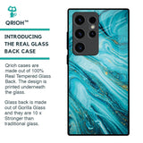 Ocean Marble Glass Case for Samsung Galaxy S23 Ultra 5G