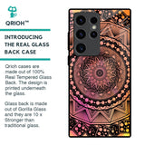 Floral Mandala Glass Case for Samsung Galaxy S23 Ultra 5G