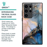 Marble Ink Abstract Glass Case for Samsung Galaxy S23 Ultra 5G