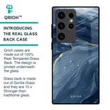 Deep Ocean Marble Glass Case for Samsung Galaxy S23 Ultra 5G