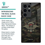 Army Warrior Glass Case for Samsung Galaxy S23 Ultra 5G